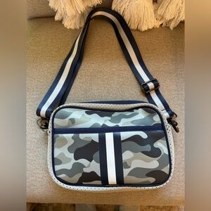 Haute Shore Drew Crossbody Camo Print Neoprene Purse, great for travel!